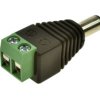 Wtyk; 2,1mm; zasilające DC; 5,5mm; WDC21-55SzII; proste; na przewód; śrubowy; plastik
