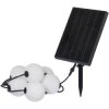 Sygonix SY-6662320 Solar fairy light 2.4 W White Black Garden Decorative