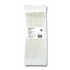 Qoltec Opaski Zaciskowe Trytki Kablowe 4.8*250Mm 100 Szt. Nylon66 Uv Białe