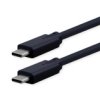 Kabel Roline Usb3.2 Gen2x2, C-C, M/M, 20Gbit/S, 240W, Zwart, 1,5 M