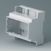 PC DIN rail enclosure, (L x W x H) 58 x 88 x 88 mm, light gray, B6704100