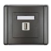 FLEXI Gniazdo USB-AA 3.0 grafitowy 11FGUSB-5 KARLIK