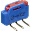 APEM NK236W NK Series Przełącznik suwakowy 12 V/DC 1 mA 1 x wł/(wł) 1 szt.