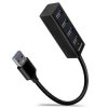 AXAGON HUE-M1A USB-Hub 4 porty USB-A USB 3.0 5 GBit/s czarny HUE-M1A Mini Hub