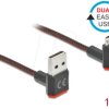 85266 Dual EASY-USB 2.0 cable, A connector to micro-B connector, angle