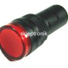 Kontrolka led 19mm 12V AC/DC AD16-16C czerwona