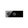 WYCOFANY Z OFERTY, zamiennik: 10020322-..., panel 3-krotny: 2 gniazda + 2...
