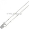LED 3mm biała 12V, ok. 15mA przy 12V ( zimna)