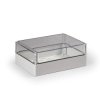 Obudowa Cubo S 175x250x100mm podstawa 50mm boki gładkie pokrywa przezroczysta PC SPCP182510t
