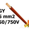 Przewód LGY 35 mm2 brązowy (450/750V) jednożyłowy linka H07V-K (krążki 100m) G-106075 TELEFONIKA