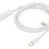 AK-340304-020-W Kabel DisplayPort 1.2,HDMI 2.0 2m