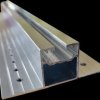 PV mounting rail, trapezoidal sheet metal