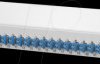 1502597424-E OpDAT 19 inch, 1RU fiber patch panel, 24x LC-D, blue, OS2
