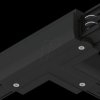 91381 ProRail3 T connector, 167.5x101 mm, max. 3680 W, black