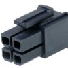 Obudowa złącza 4-pinowe 2-rzędowe raster: 5.7mm Molex Żeński Montaż na kablu Mega-Fit Złącze zasilające, złącze