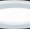 92058 LED recessed panel, 6 W, 4000 K, round, white