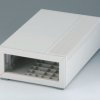 ABS enclosure, (L x W x H) 130 x 245 x 74 mm, gray white (RAL 9002), IP40, B2212007