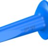 Alligator clip, blue, max. 20 mm, L 130 mm, CAT IV, socket 4 mm, 66.9474-23
