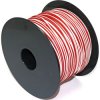 Ribbon cable, separable, 2-wire, 0.14 mm², unshielded, white/red, BYB-5-94F3931, package with 100 meters