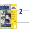 Avery-Zweckform 3655-10 Etykieta uniwersalna 210 x 148 mm Papier biały 20 szt. Trwały Drukarka atramentowa, Drukarka Las