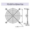 FG-09 Osłona metalowa do wentylatora 92x92mm