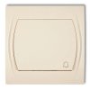 LOGO Przycisk /dzwonek/ podświetlany beżowy 1LWP-4L