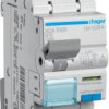 Hager ADA510D Wyłącznik różnicowoprądowy/automatyczny 1-fazowy B 1 styk 10 A 0.03 A 240 V