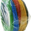 PVC-stranded wires kit, 5 colors á 5 meter, LiYv, 0.14 mm², 18 x 0.1 mm, outer Ø 1.1 mm, BYB-5-92F537