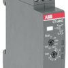 Timer Relay Szyna DIN, zatrzask 24 → 240V ac SPDT 1-stykowy ABB SPDT 0.05 s - 100h CT-C jednofunkcyjny