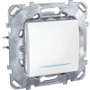 UNICA Wyłącznik schodowy z podświetleniem biel polarna MGU50.203.18NZ SCHNEIDER ELECTRIC