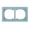 DECO Ramka 2 podwójna uniwersalna z tworzywa DECO Pastel Matt lazurowy 48DR-2 KARLIK