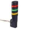 LD6A-3WQB-RGY Red/Green/Yellow Stack Light LED Tower Wall Mount 24VAC/DC IDEC