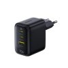 Baseus GaN EnerFill FE22 E0123500 70W szybka ładowarka sieciowa z 2 gniazdami USB-C PD oraz USB