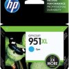 Wkład z atramentem, kolor: Cyjanowy, 951XL, Hewlett Packard
