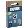 Novus 042-0799 Flat Crown Type 11 Clips 600 pieces, 14x10.6mm For Films