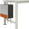 Manuflex LZ3590.2001 ESD Uchwyt ESD CPU w czerwonoponie RAL 2001, szer. X gł. X wys. = 180-250 x 450 x 290 mm
