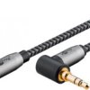 Kabel połączeniowy audio AUX, 3,5 mm stereo, 90 stopni 65279 /2m/