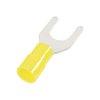 Cimco 180160 U Terminal 4-6mm² Partially Insulated Yellow Hole Dia4.3mm