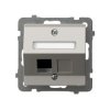 AS Obudowa gniazda pojedynczego typu Keystone skośna kaszmir GPK-1GS/p/82