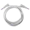Mueller BU-2323-10-79-9 Test Lead 4mm Jack 2m White Silicone 10AWG