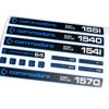 Commodore SX64 style sticker set (14 pieces!)