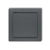 DECO Nadajnik 1-klawiszowy 2-kanałowy do systemu Exta Free grafitowy mat 28DEF-1
