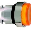 Główka przycisku wyst. pomarań. podśw. O22 push-push zing. LED ZB4BH53