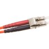 Patch cord światłowodowy LC/LC duplex MM 50/125 OM2 2m LS0H pomarańczowy DK-2533-02