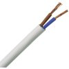 Kopp 151510843 Flexible Cable H03VV-F 2x0.75mm² White 10m