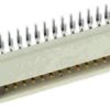 Male connector, type 2B, 32 pole, a-b, pitch 2.54 mm, solder pin, angled, 09223326951