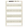 WAGO 209-774 WSB Quick Marker Vertical (L1) 100ea White