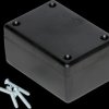 ABS enclosure, (L x W x H) 81 x 56 x 28 mm, black (RAL 9005), IP54, 1594BSBK