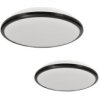 Plafon Terma Black 18W Led Ip44 O280 Mm Ml6402 Milagro