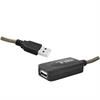 Przyłącze USB 2.0 A wtyk - USB A gniazdo+wzmacniacz 10m
